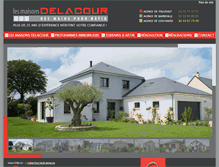 Tablet Screenshot of maisons-delacour.com